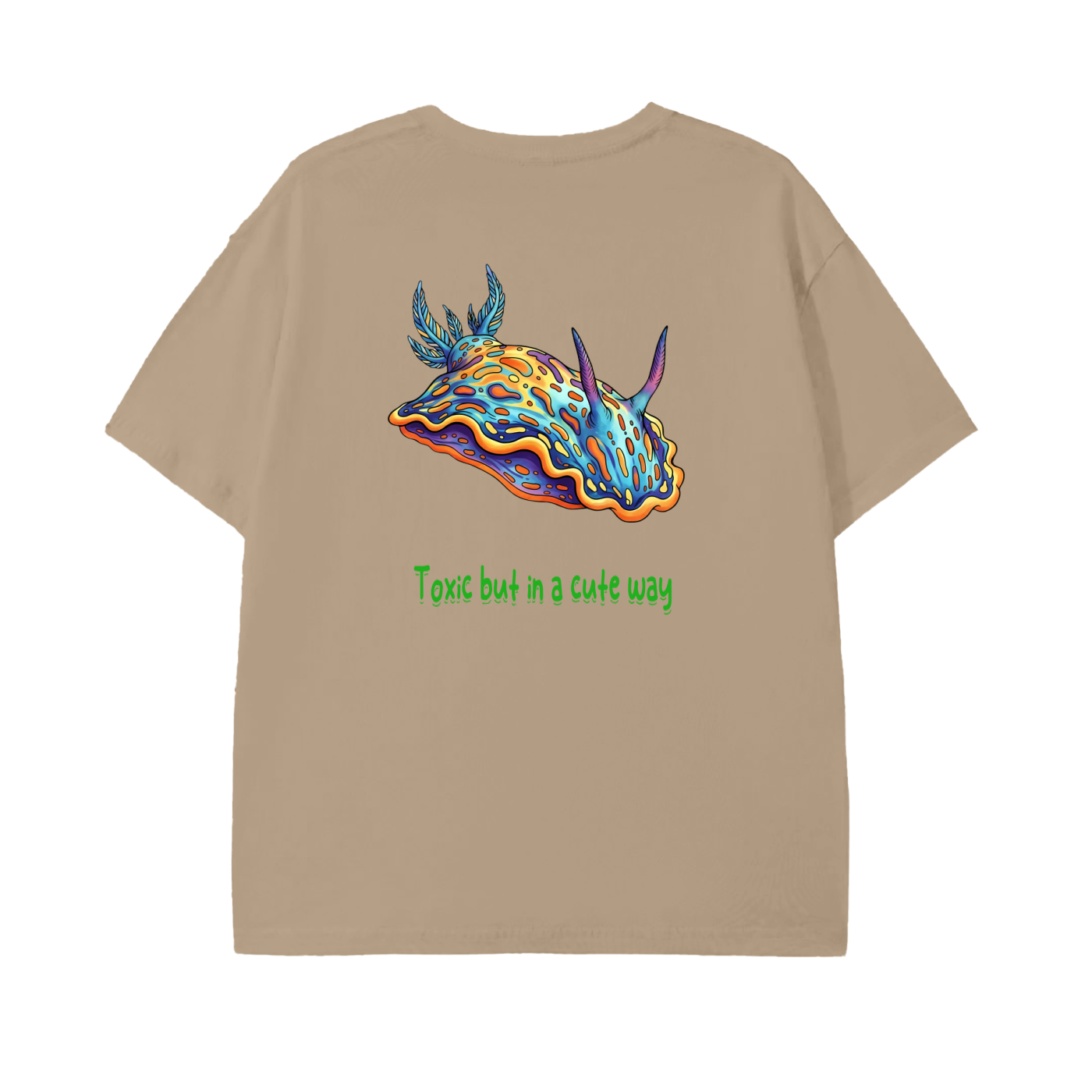 Toxic but in a Cute Way T-Shirt – Colorful Nudibranch Ocean Tee