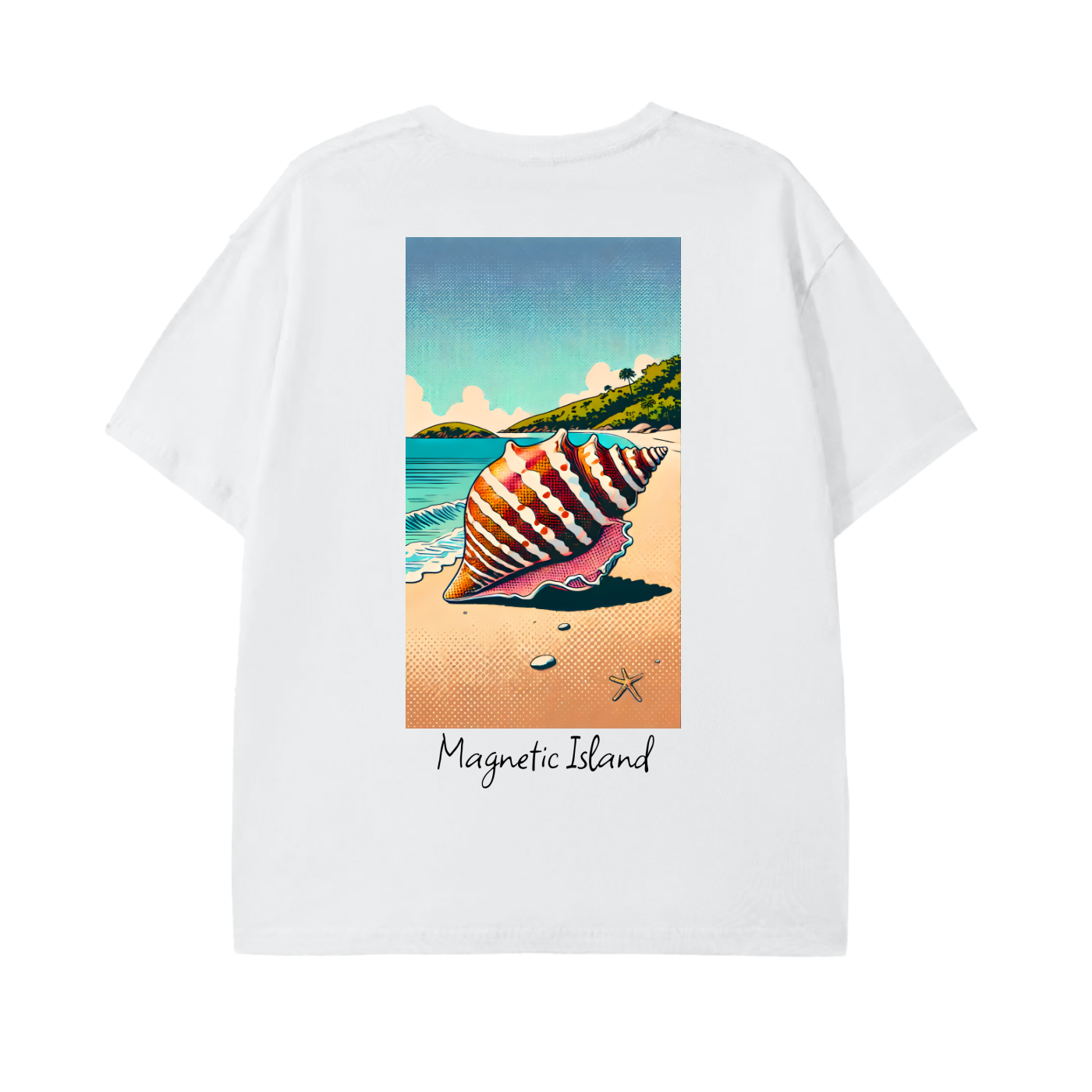 Magnetic Island Seashell Beach Tee