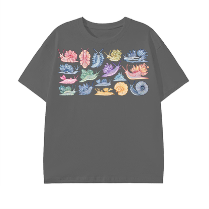 Rainbow Nudibranch Pattern T-Shirt