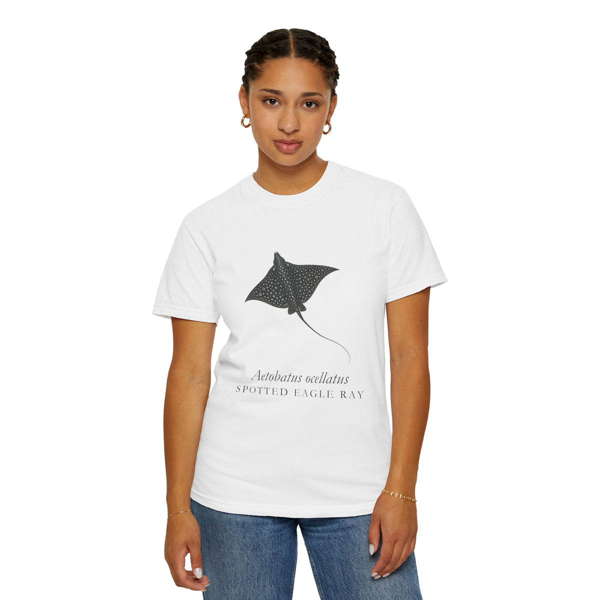 Spotted Eagle Ray Engraving T-Shirt