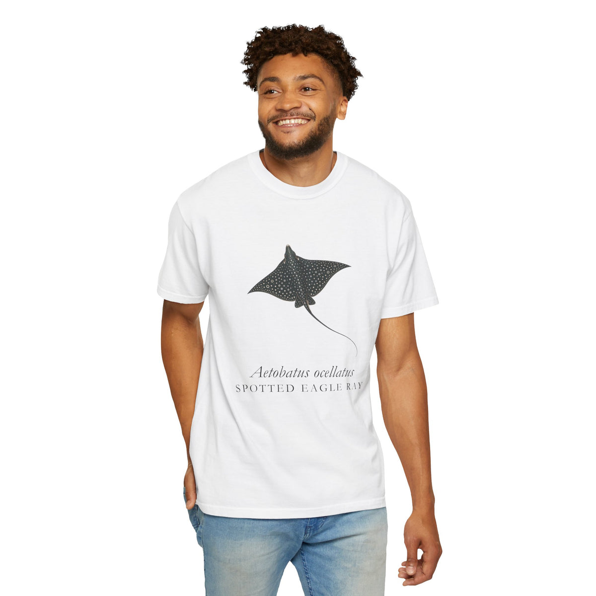 Spotted Eagle Ray Engraving T-Shirt