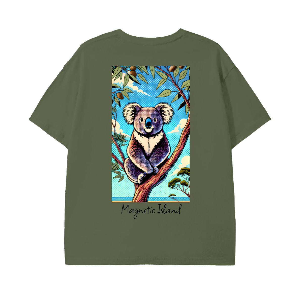 DTG - Pop art koala in tree