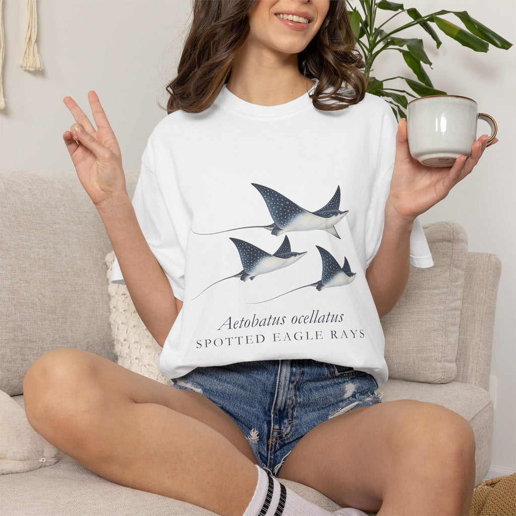 Spotted Eagle Rays Watercolour T-Shirt