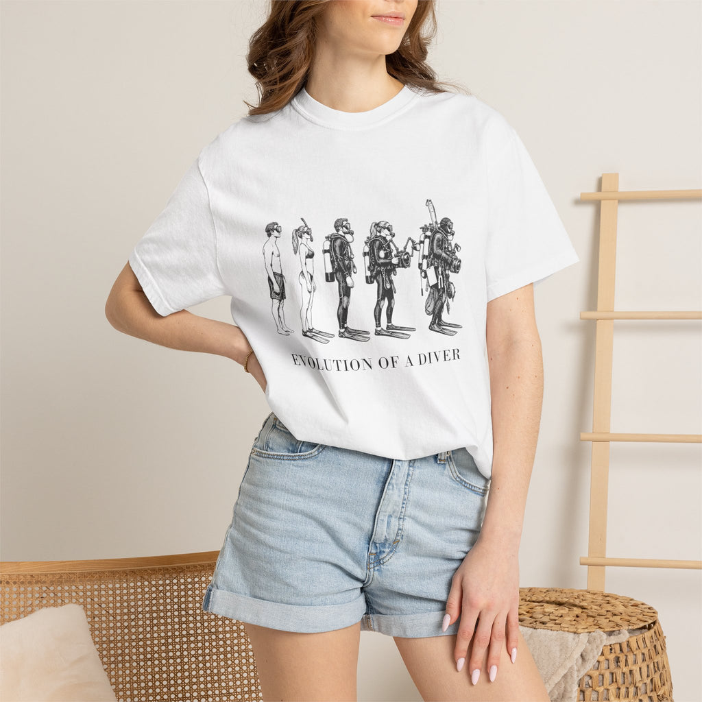 Evolution of a Diver T-Shirt, Funny Scuba Tee