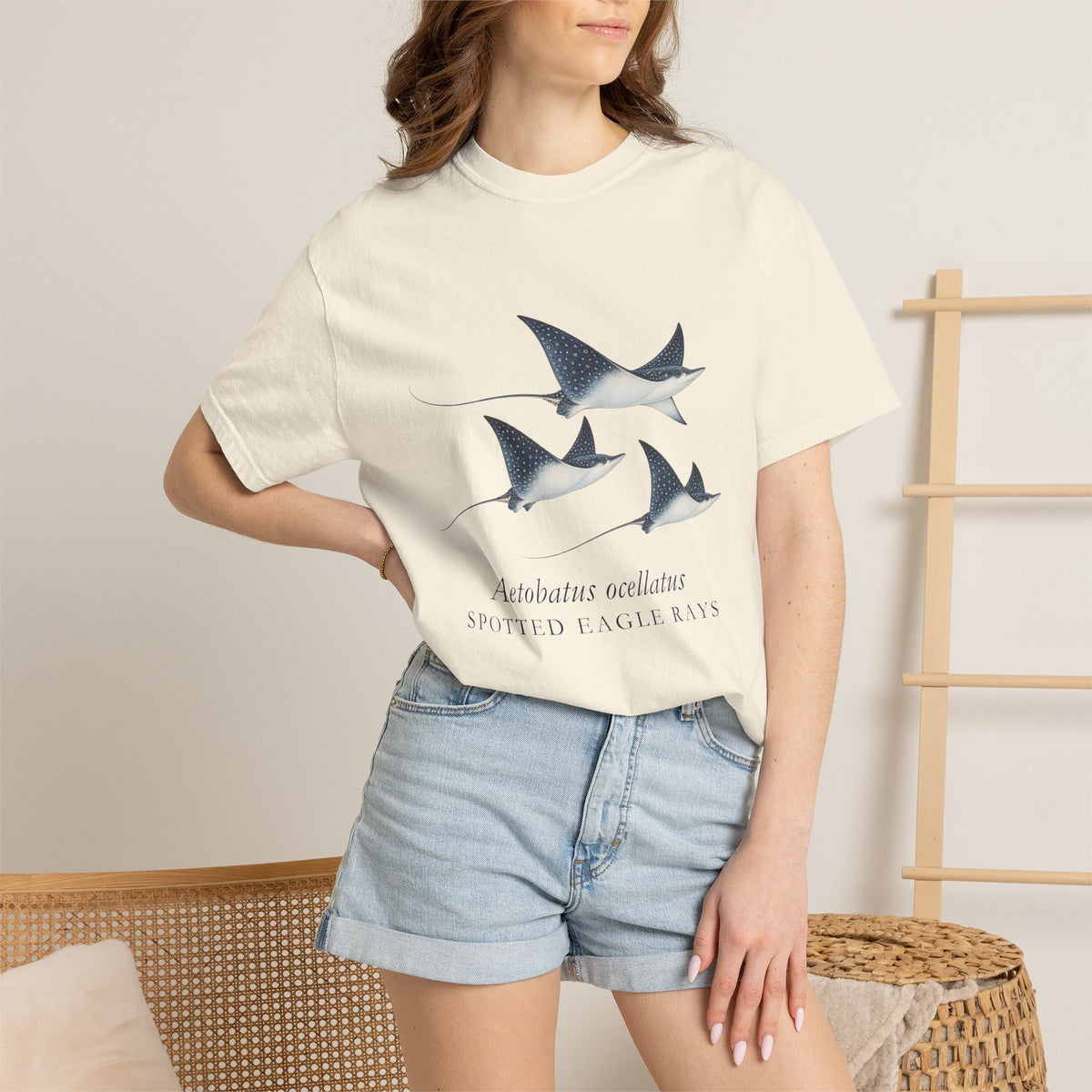 Spotted Eagle Rays Watercolour T-Shirt