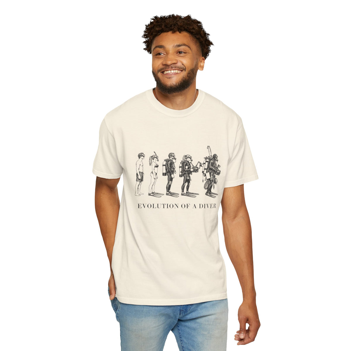 Evolution of a Diver T-Shirt, Funny Scuba Tee
