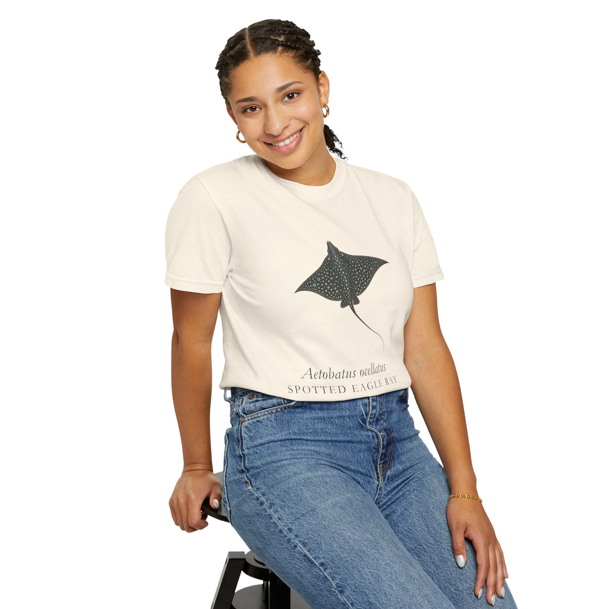 Spotted Eagle Ray Engraving T-Shirt