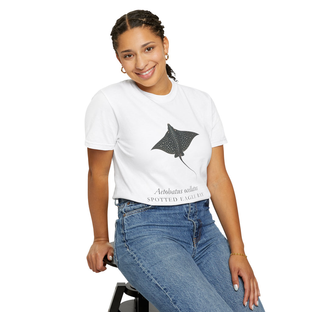 Spotted Eagle Ray Engraving T-Shirt