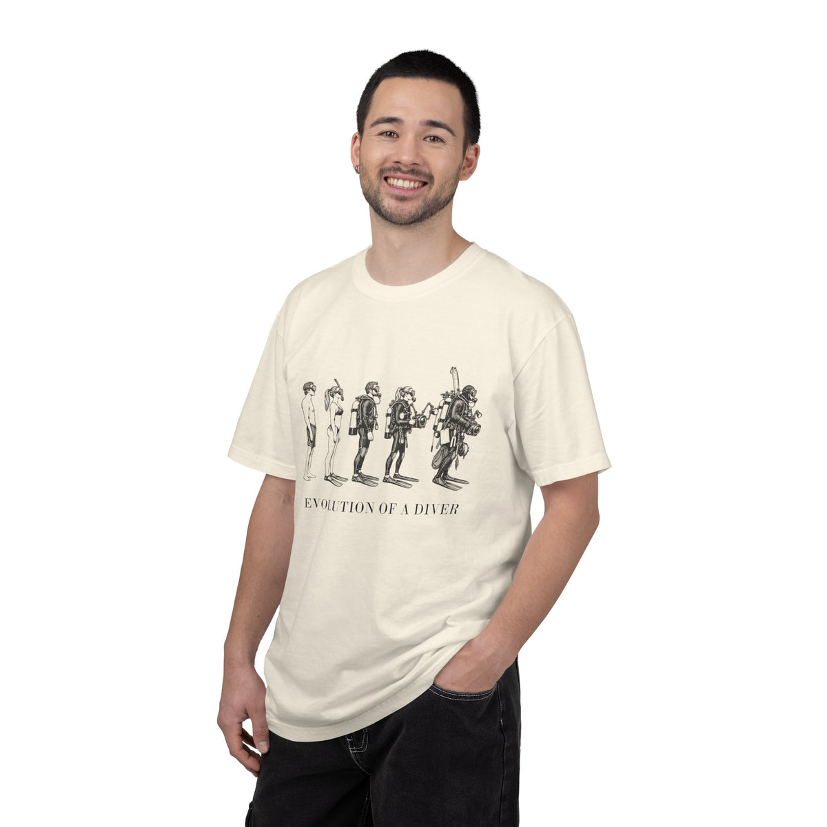 Evolution of a Diver T-Shirt, Funny Scuba Tee