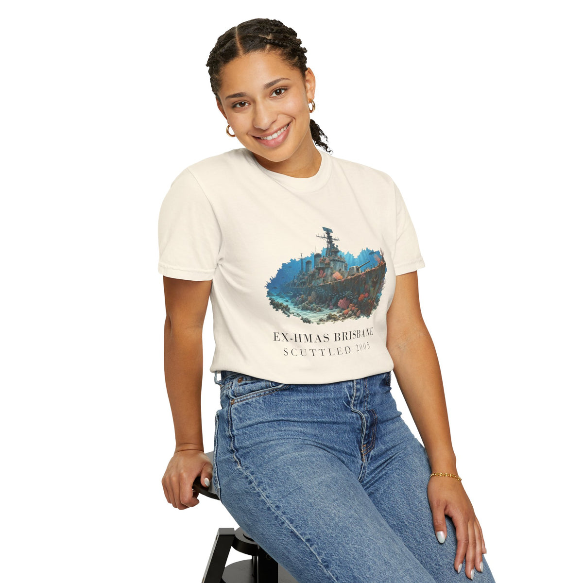 Ex-HMAS Brisbane Wreck T-Shirt