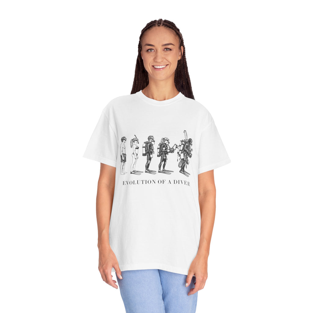Evolution of a Diver T-Shirt, Funny Scuba Tee