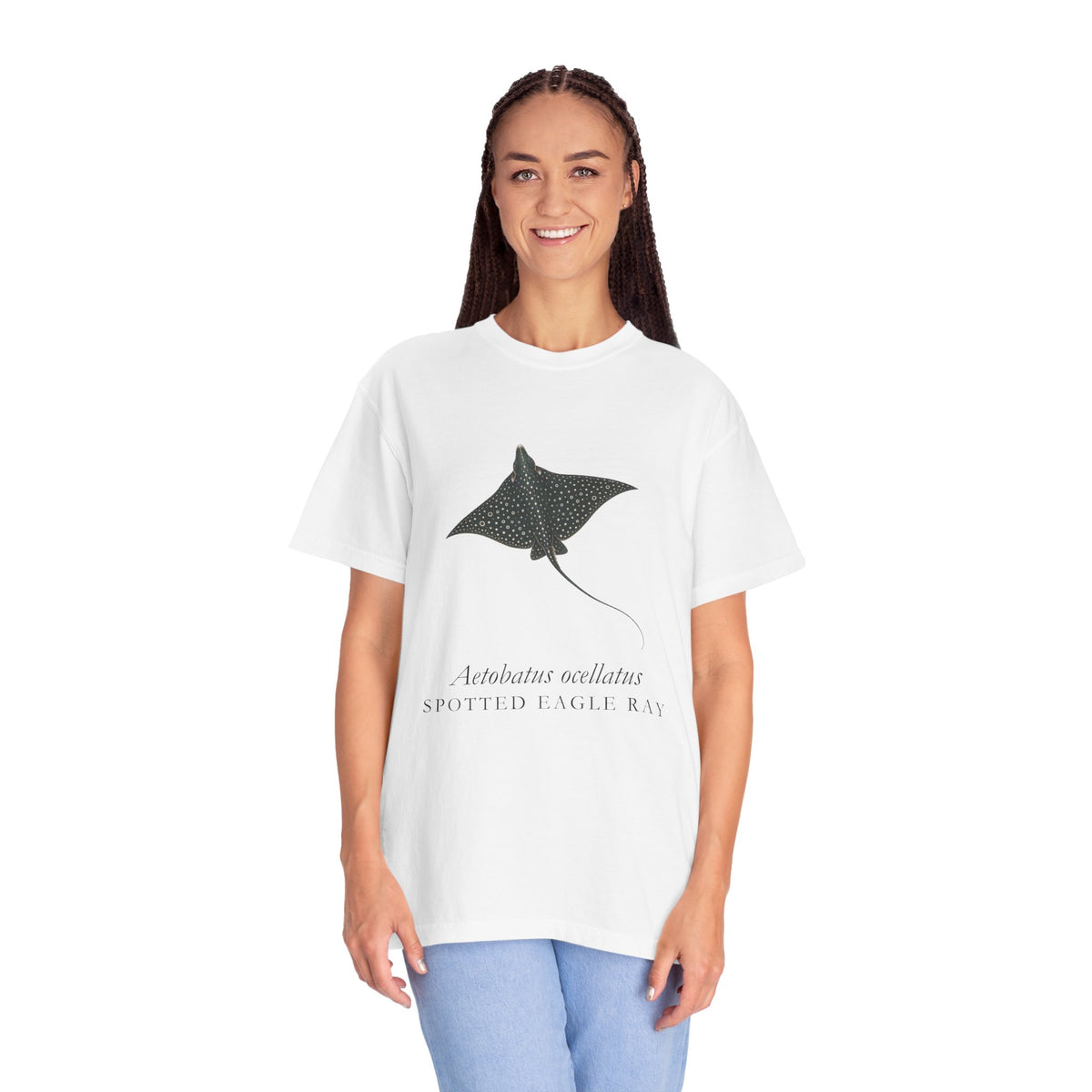 Spotted Eagle Ray Engraving T-Shirt