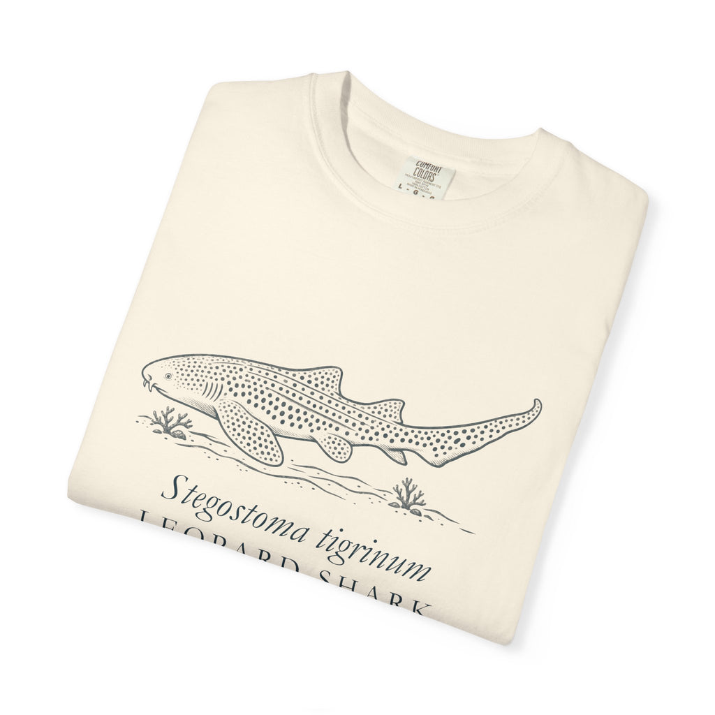 Zebra Shark (Leopard Shark) Linocut T-Shirt