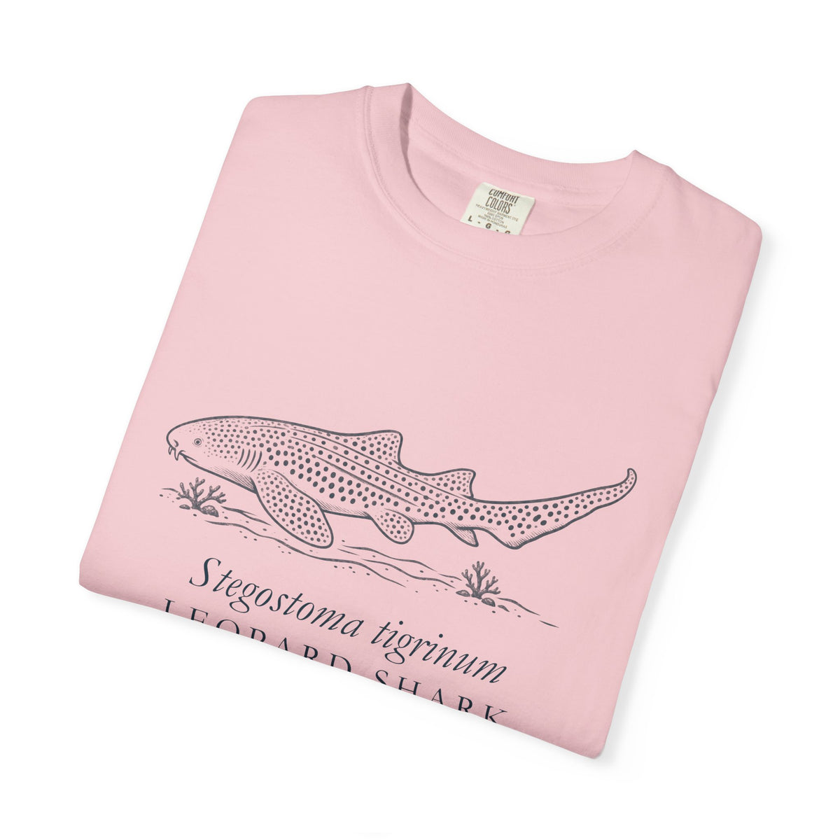 Zebra Shark (Leopard Shark) Linocut T-Shirt