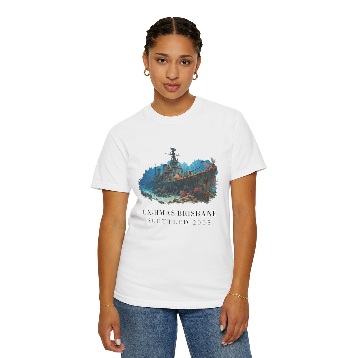 Ex-HMAS Brisbane Wreck T-Shirt