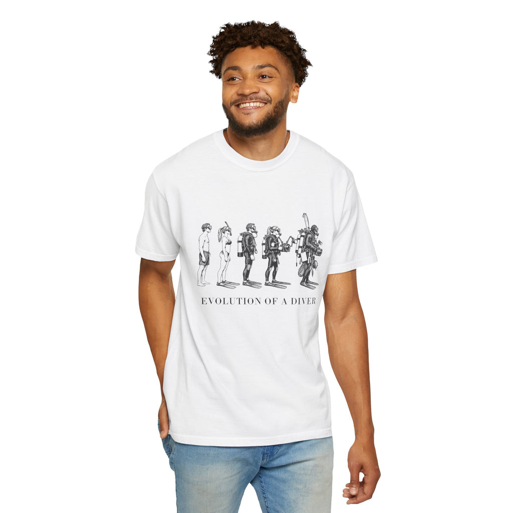 Evolution of a Diver T-Shirt, Funny Scuba Tee