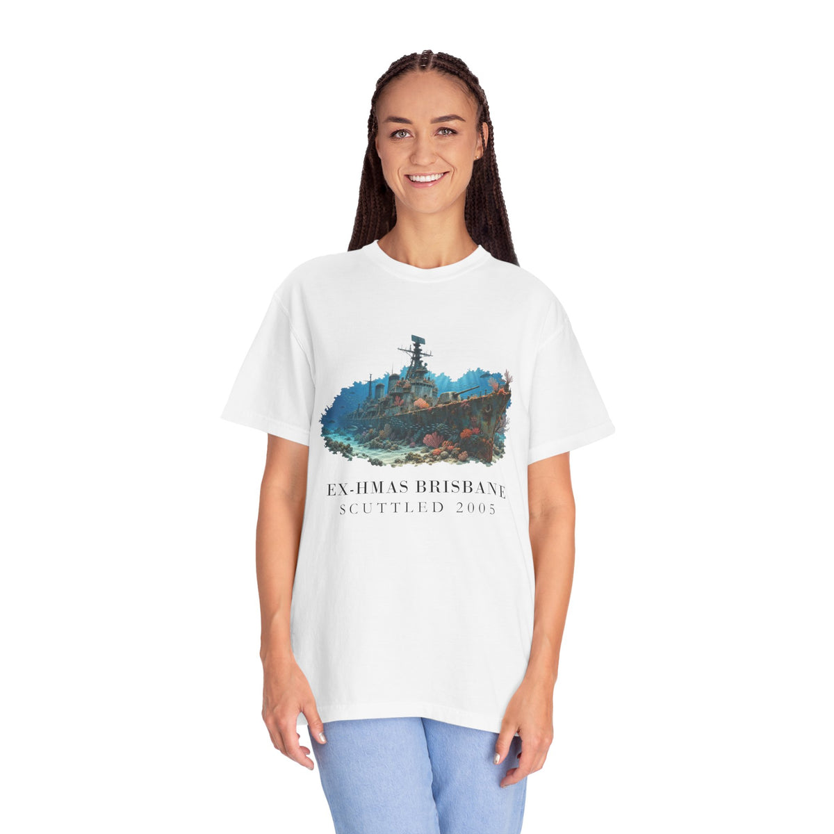 Ex-HMAS Brisbane Wreck T-Shirt