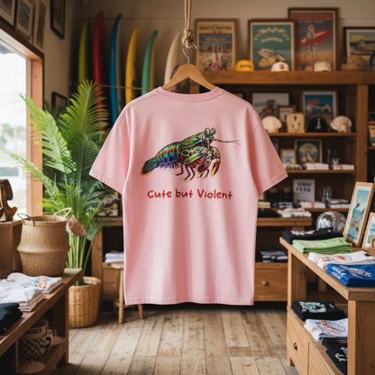 Cute but Violent – Mantis Shrimp Unisex Tee