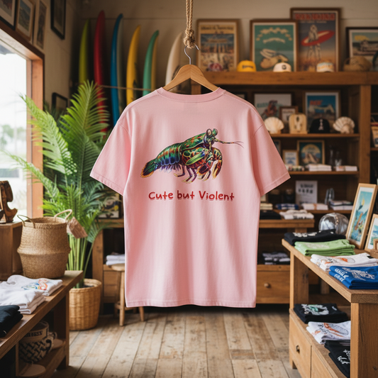 Cute but Violent – Mantis Shrimp Unisex Tee