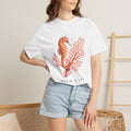 Hold Fast Seahorse T-Shirt, Coral Seahorse Tee