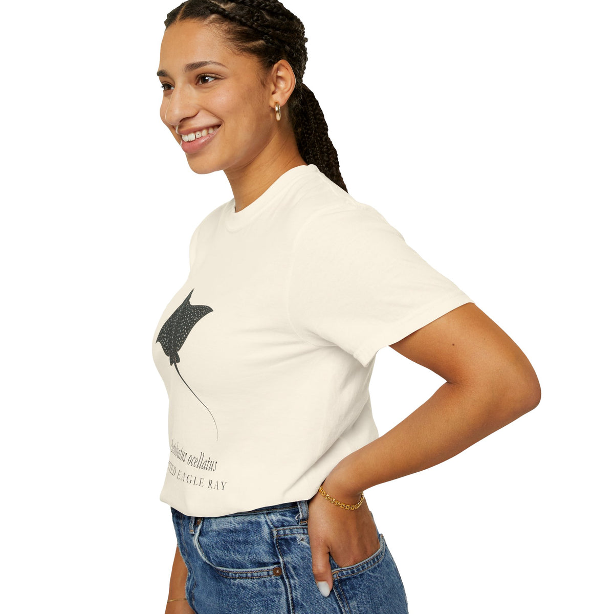 Spotted Eagle Ray Engraving T-Shirt