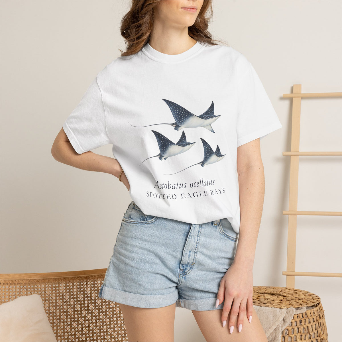 Spotted Eagle Rays Watercolour T-Shirt