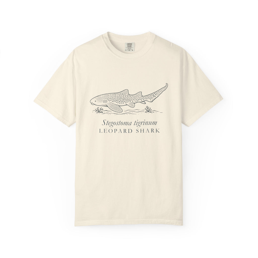 Zebra Shark (Leopard Shark) Linocut T-Shirt
