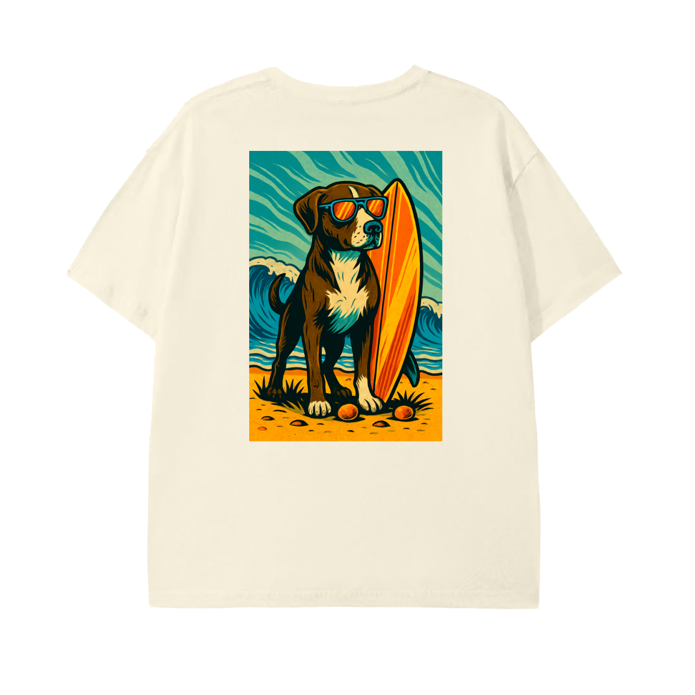 Airlie Beach Surf Dog Tee