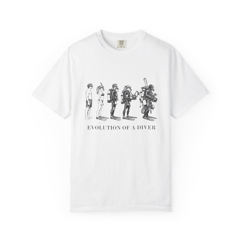 Evolution of a Diver T-Shirt, Funny Scuba Tee