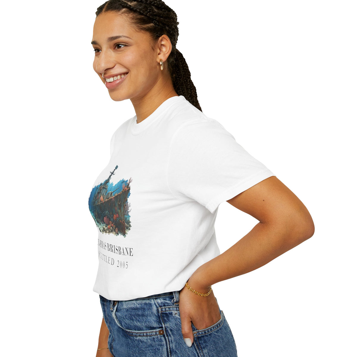 Ex-HMAS Brisbane Wreck T-Shirt