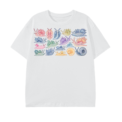 Rainbow Nudibranch Pattern T-Shirt