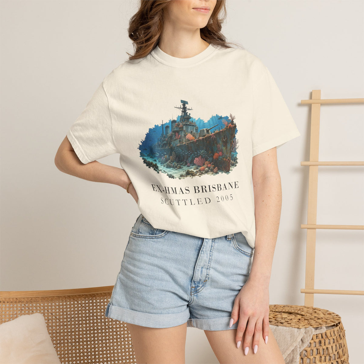 Ex-HMAS Brisbane Wreck T-Shirt