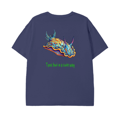 Toxic but in a Cute Way T-Shirt – Colorful Nudibranch Ocean Tee