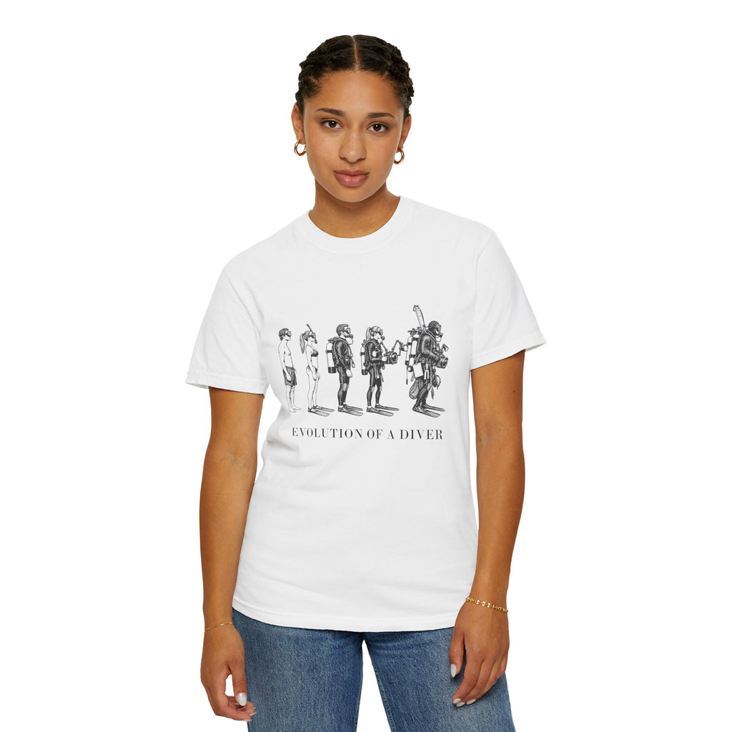Evolution of a Diver T-Shirt, Funny Scuba Tee