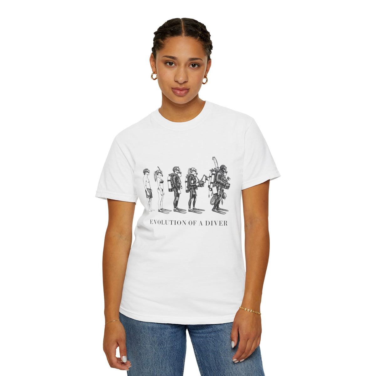 Evolution of a Diver T-Shirt, Funny Scuba Tee