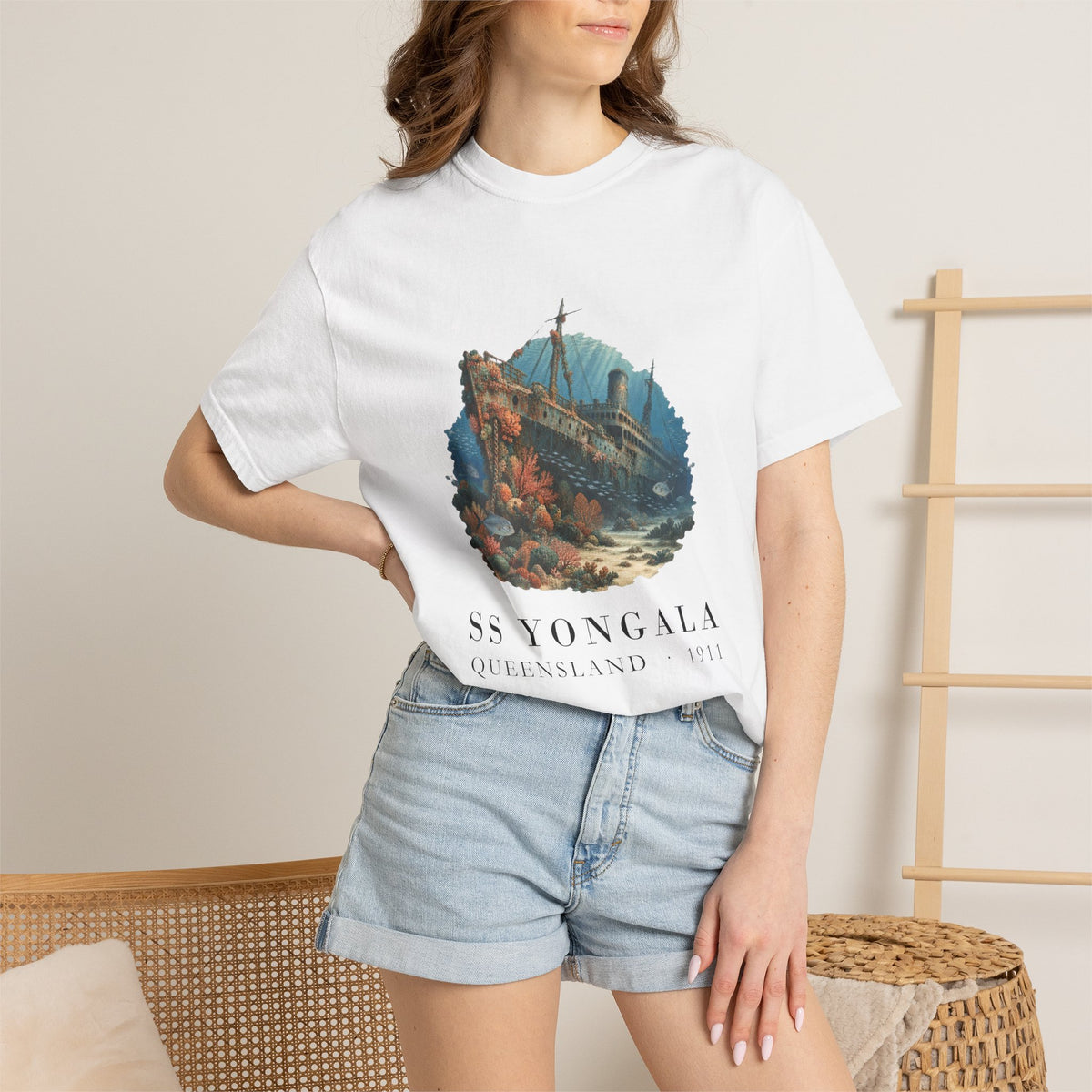 SS Yongala T-Shirt, Queensland Wreck Dive Tee