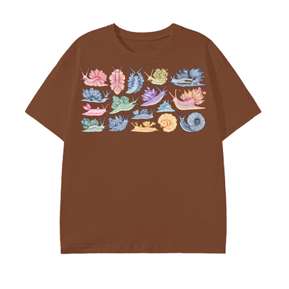 Rainbow Nudibranch Pattern T-Shirt