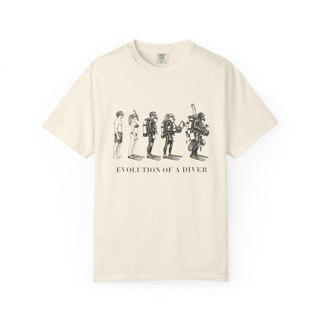Evolution of a Diver T-Shirt, Funny Scuba Tee