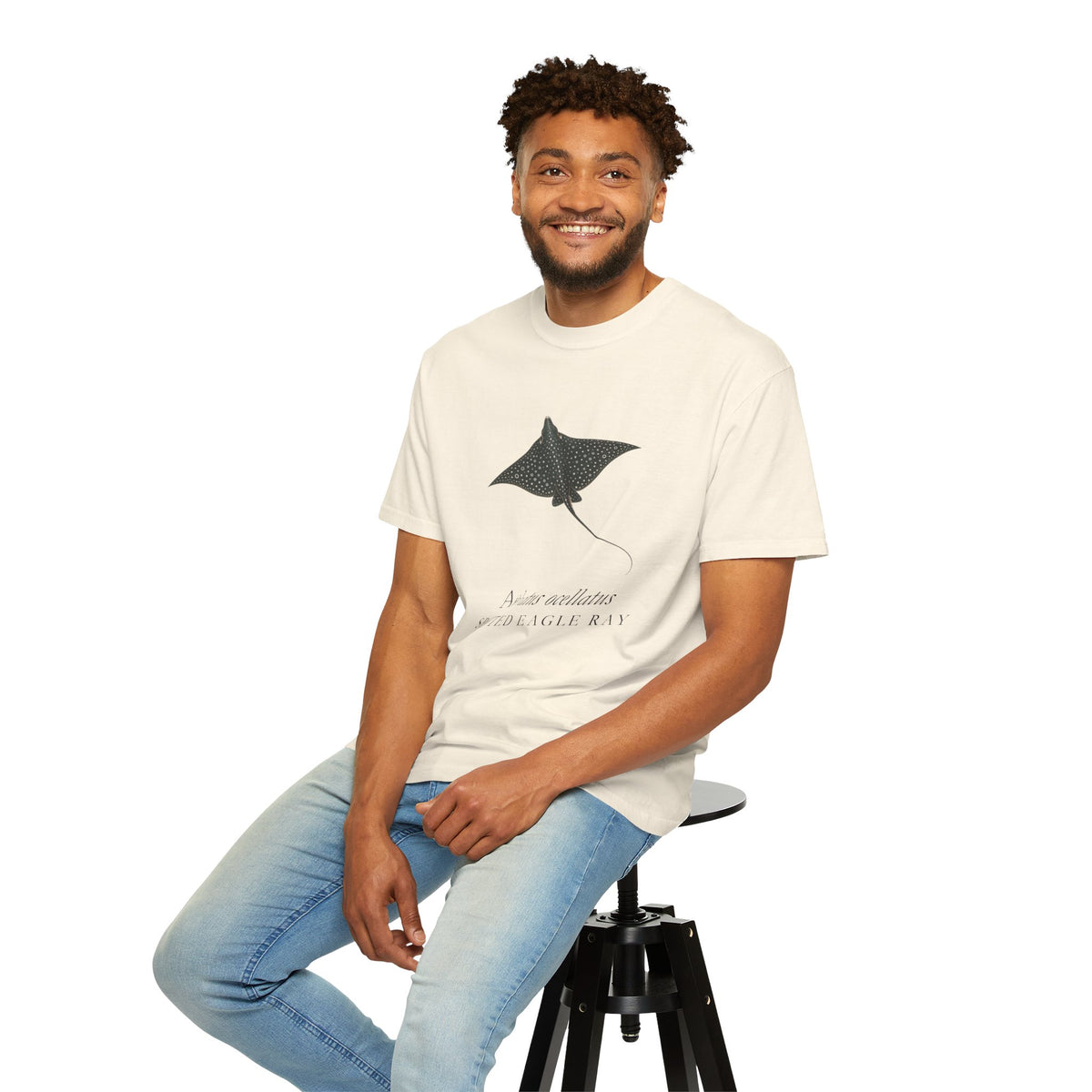 Spotted Eagle Ray Engraving T-Shirt