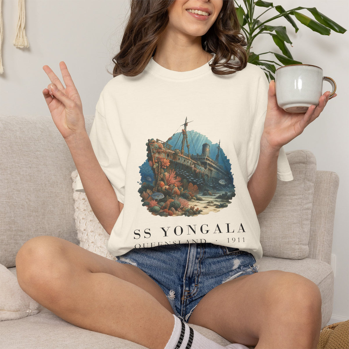 SS Yongala T-Shirt, Queensland Wreck Dive Tee
