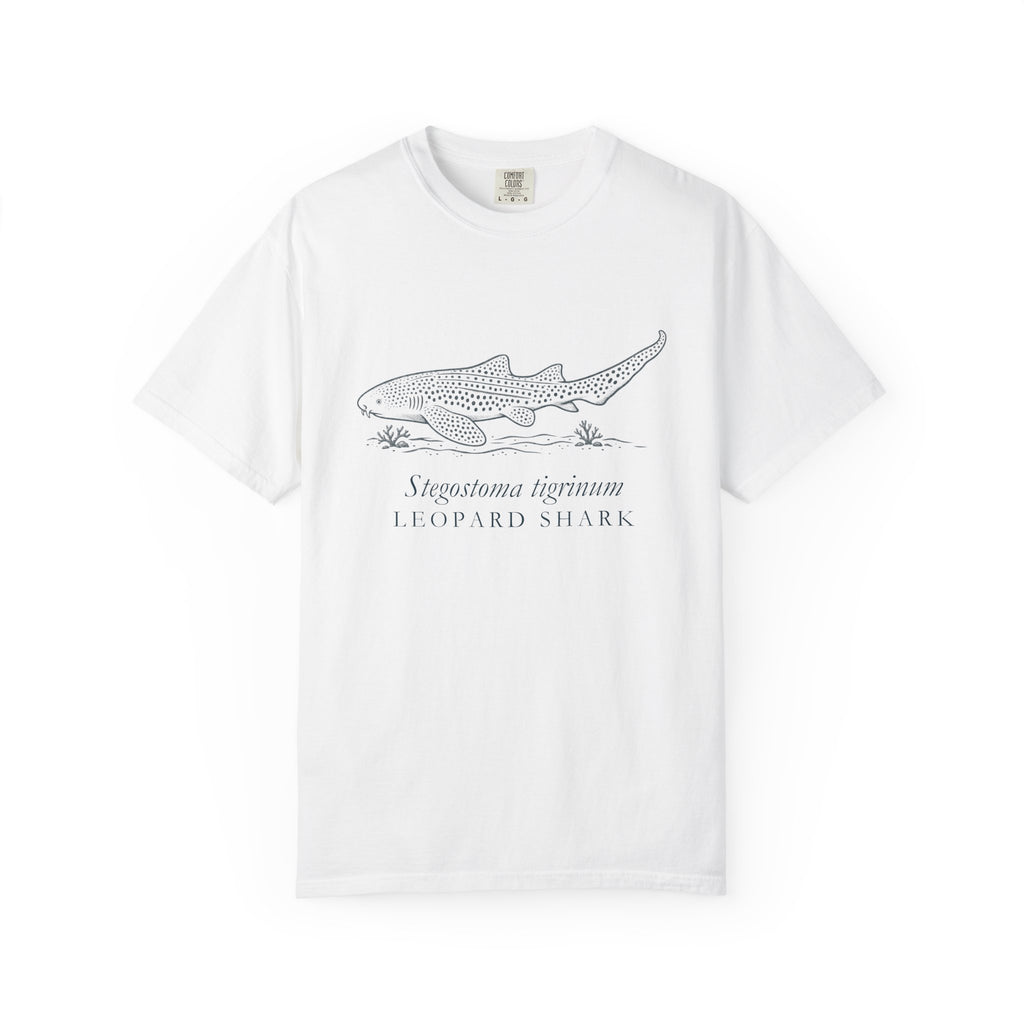 Zebra Shark (Leopard Shark) Linocut T-Shirt