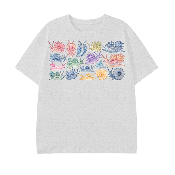 Rainbow Nudibranch Pattern T-Shirt