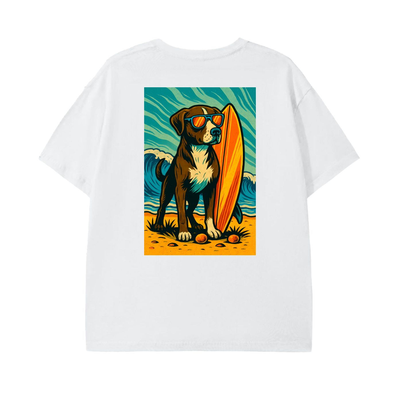 Airlie Beach Surf Dog Tee