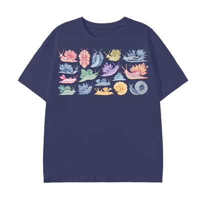 Rainbow Nudibranch Pattern T-Shirt