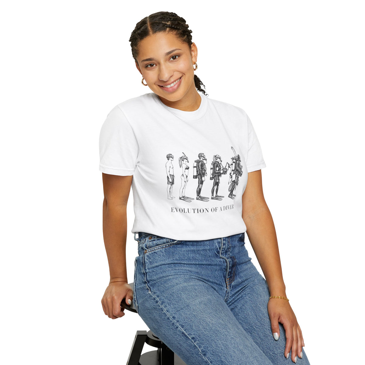 Evolution of a Diver T-Shirt, Funny Scuba Tee