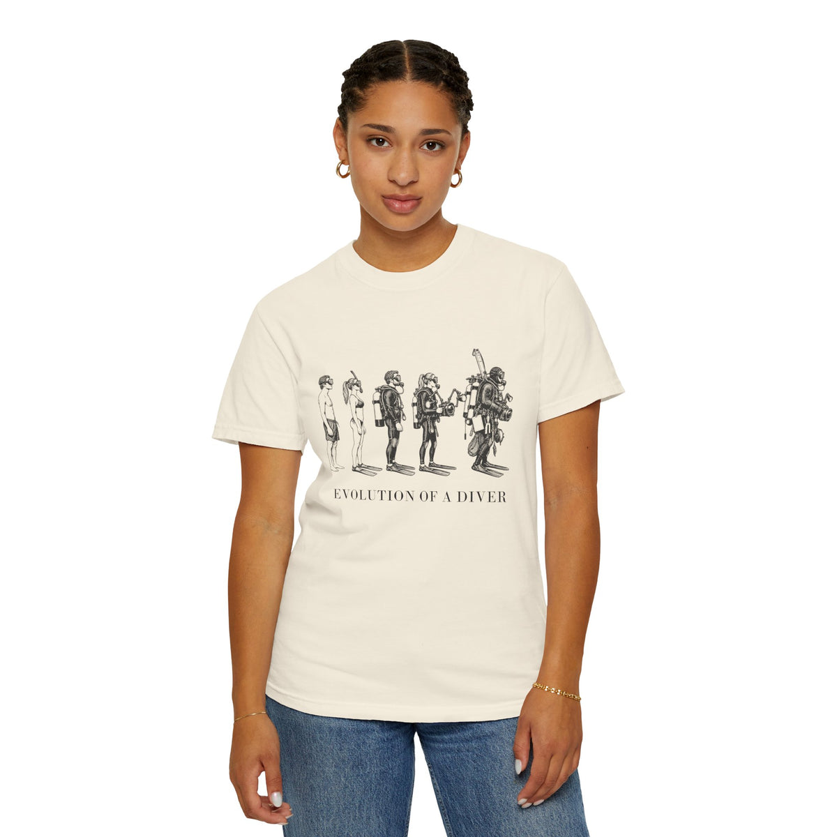 Evolution of a Diver T-Shirt, Funny Scuba Tee