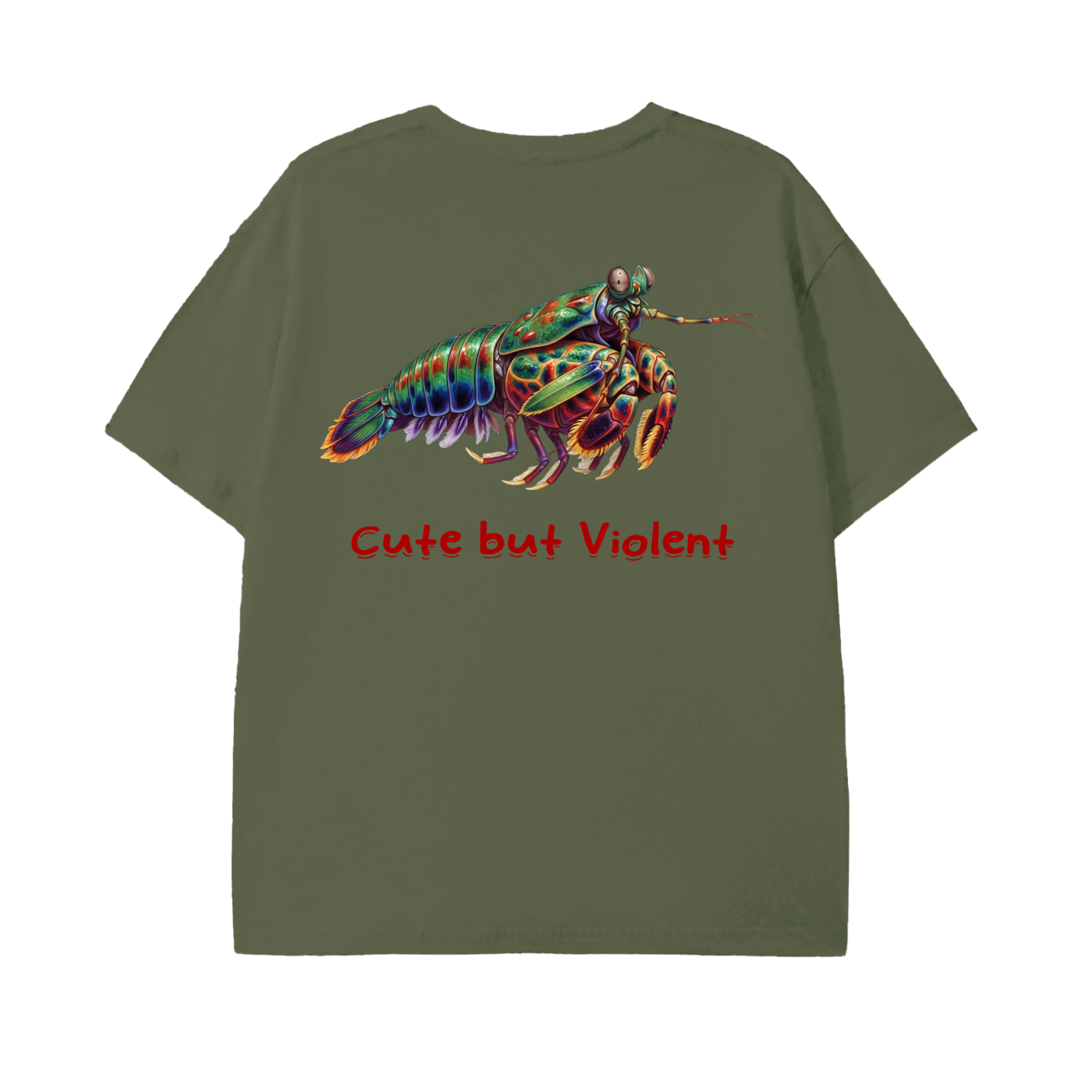 Cute but Violent – Mantis Shrimp Unisex Tee