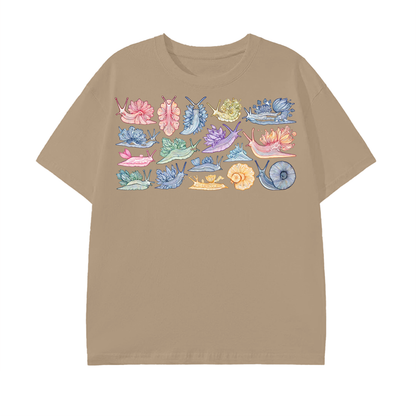 Rainbow Nudibranch Pattern T-Shirt
