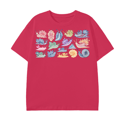 Rainbow Nudibranch Pattern T-Shirt