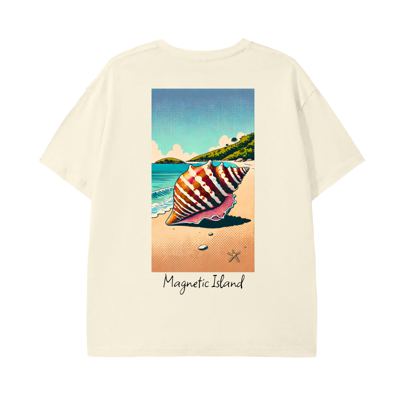 Magnetic Island Seashell Beach Tee